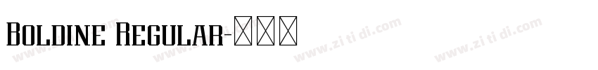 Boldine Regular字体转换 Boldine Regular字体转换